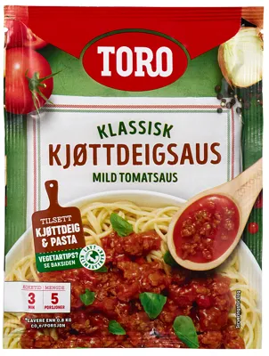 Kjøttdeigsaus Original 58g Toro