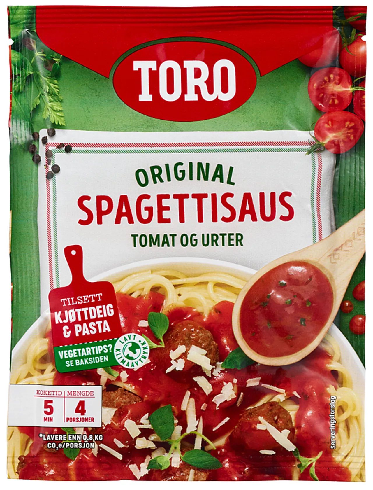 SPAGHETTISAUS ORIGINAL 52.5G TORO