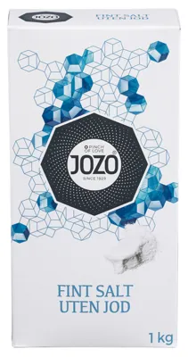 Jozo Husholdningssalt 1 Kg Uten Jod