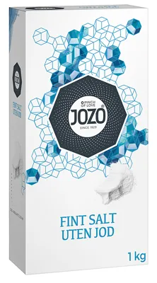 JOZO HUSHOLDNINGSSALT 1 KG UTEN JOD JOZO HUSHOLDNINGSSALT 1 KG UTEN JOD