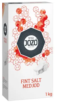 JOZO HUSHOLDNINGSSALT 1 KG MED JOD