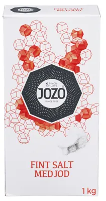 Jozo Husholdningssalt 1 Kg Med Jod