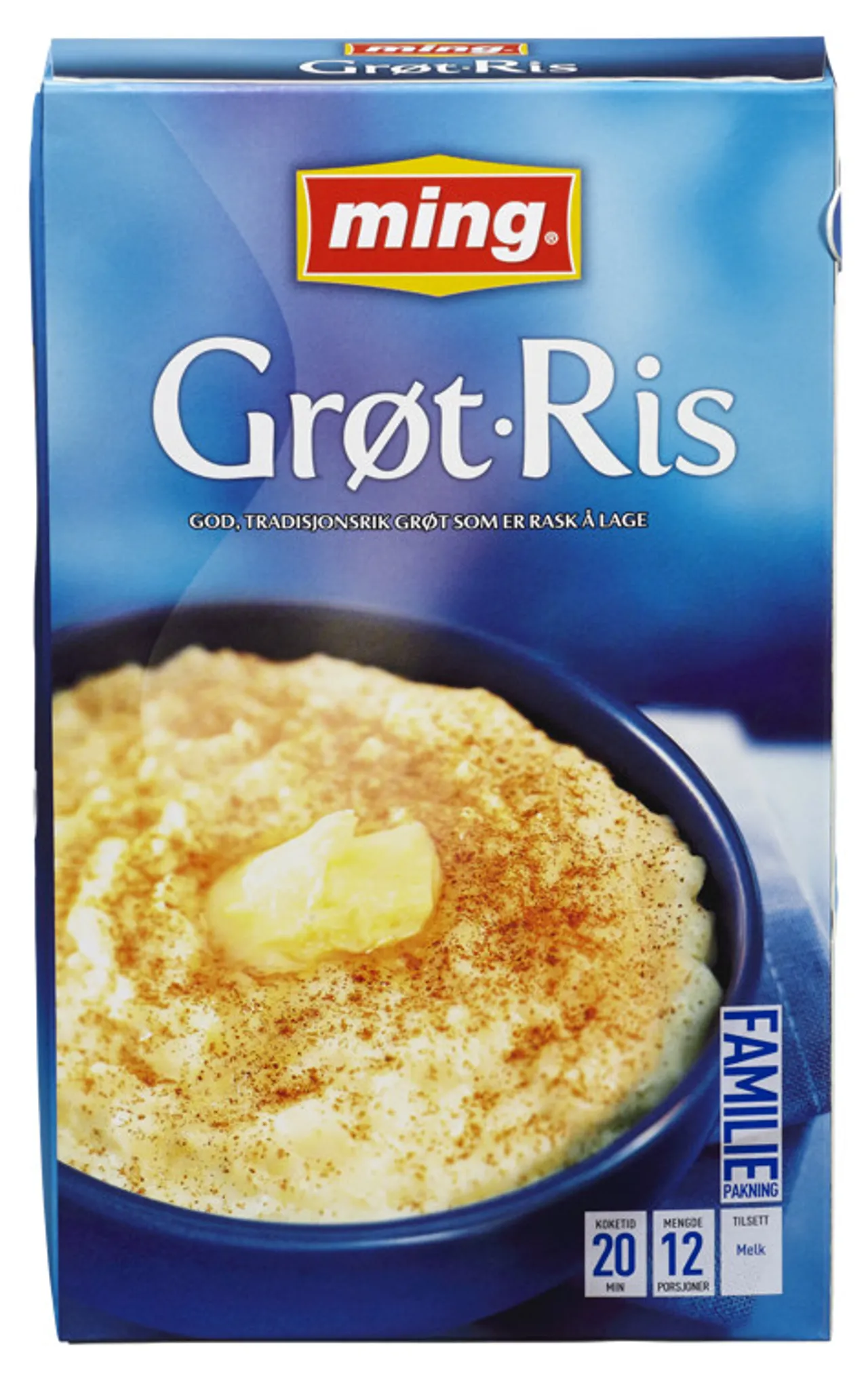 GRØTRIS FAMILEPAKNING 800 G MING
