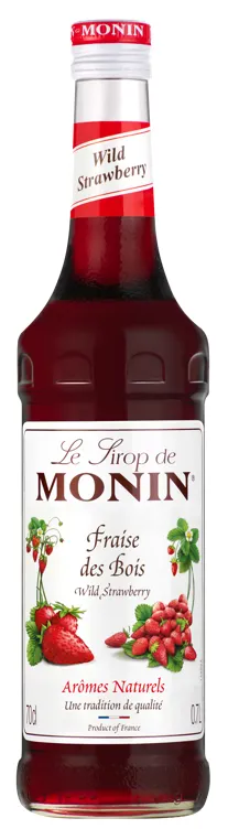 MONIN MARKJORDBÆR SIRUP 70CL MONIN MARKJORDBÆR SIRUP 70CL