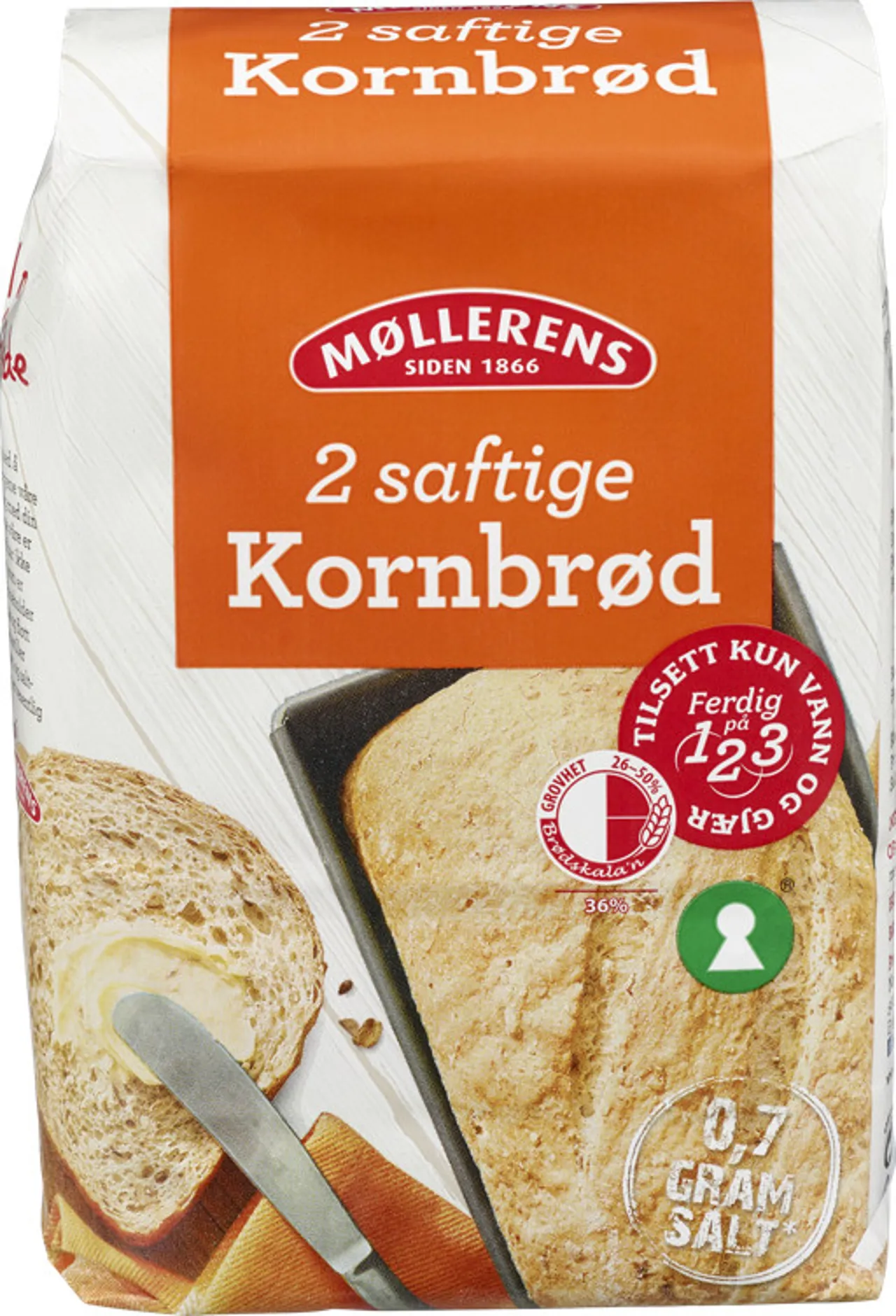 KORNBRØD 1KG MØLLERENS