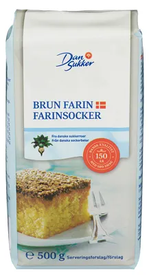 BRUN FARIN 500 GR DANSUKKER BRUN FARIN 500 GR DANSUKKER