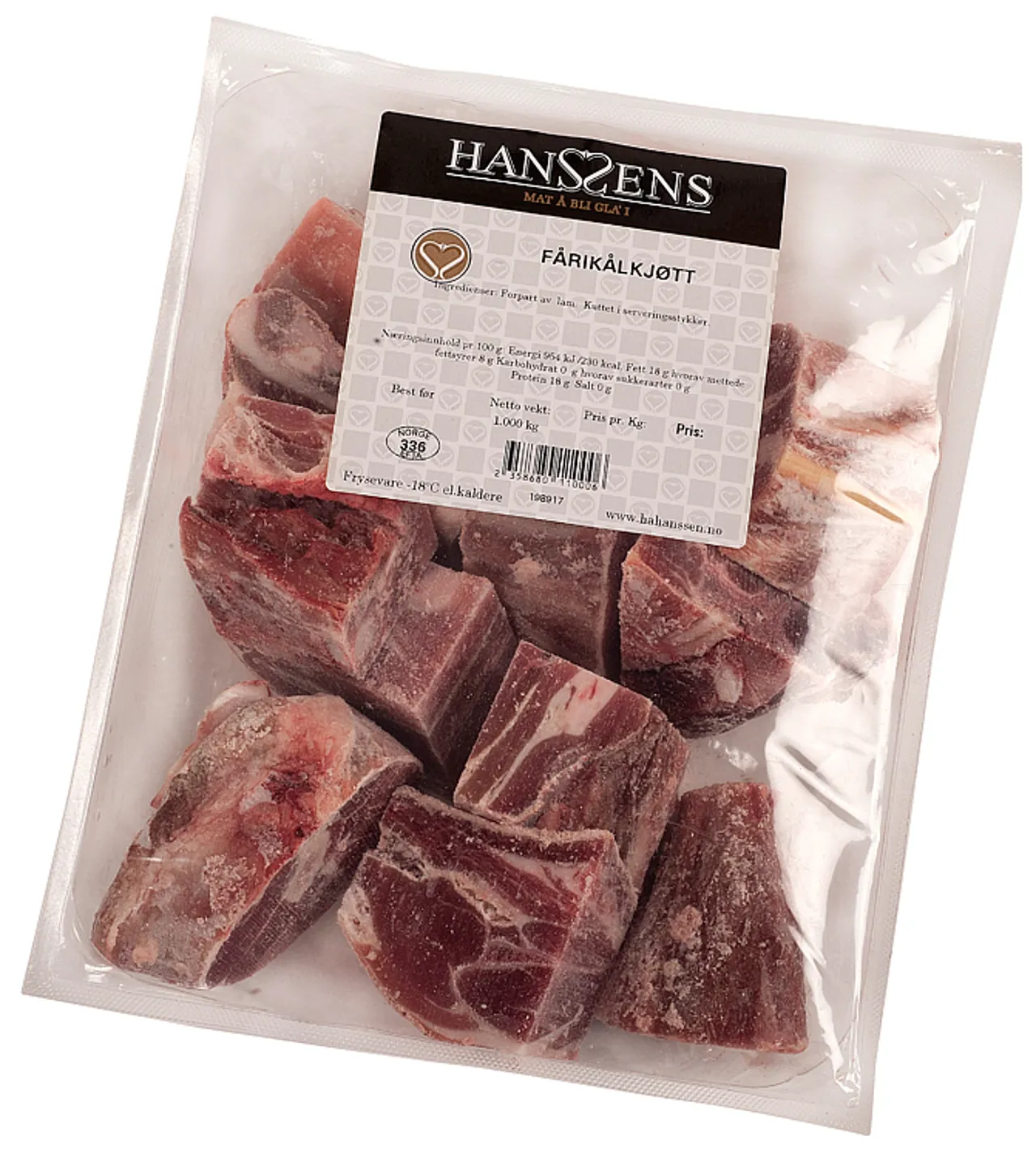 FÅRIKÅLKJØTT LØS HANSSENS
