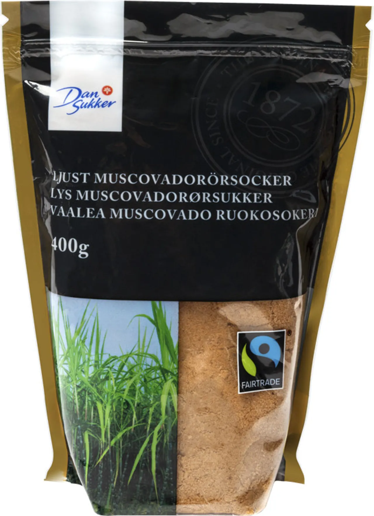 LYST MUSCOVADORØRSUKKER 400G DANSUKKER