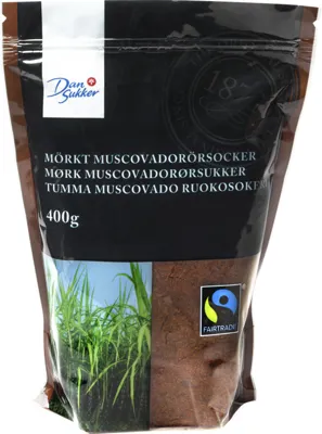 Mørk Muscovadorørsukker 400g Dansukker