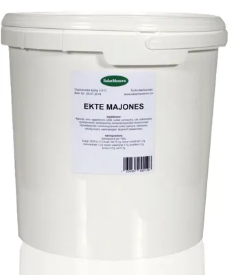 Majones Hvit Ekte 10kg Salatmestern Pl