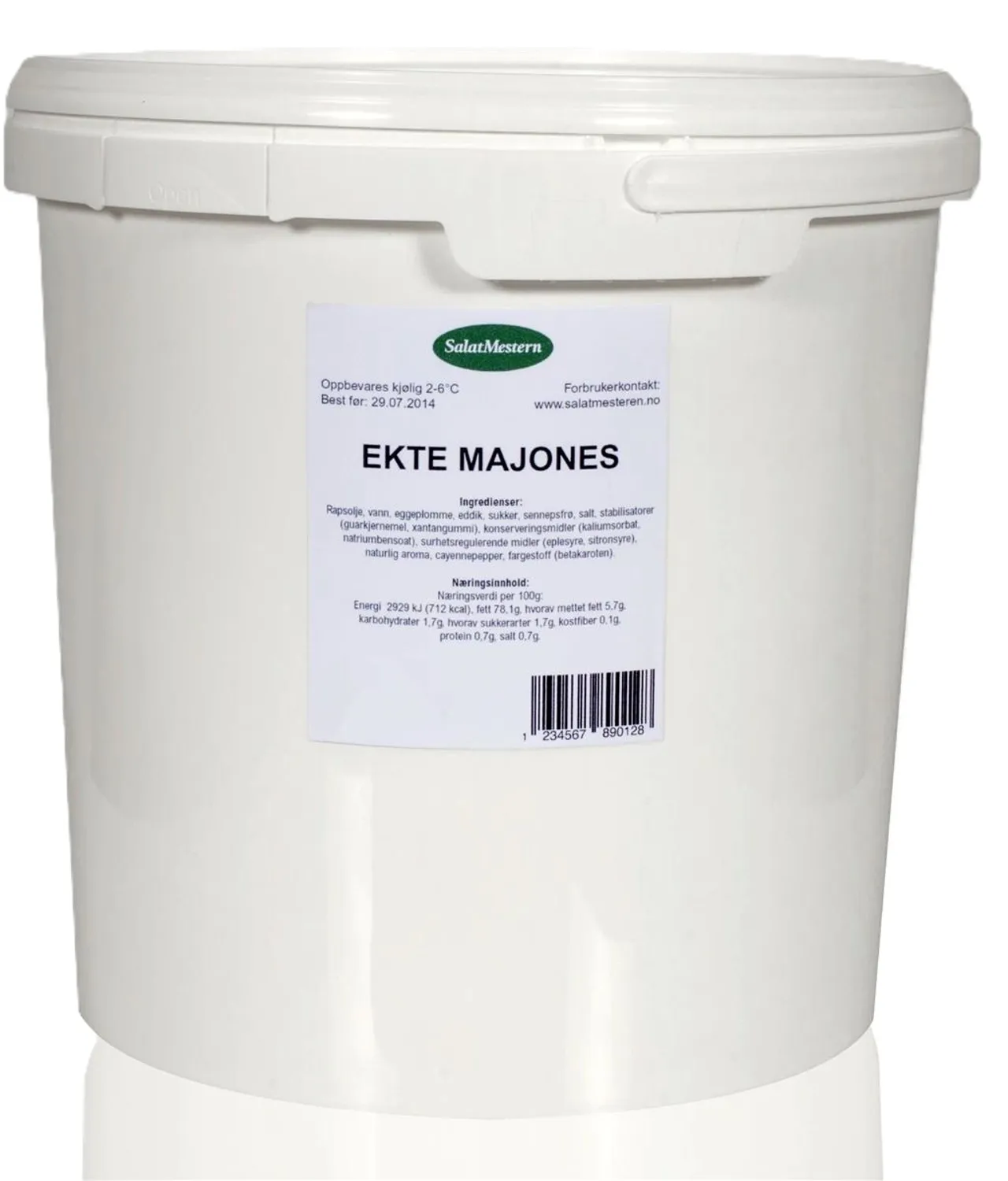 MAJONES HVIT EKTE 10KG SM PL