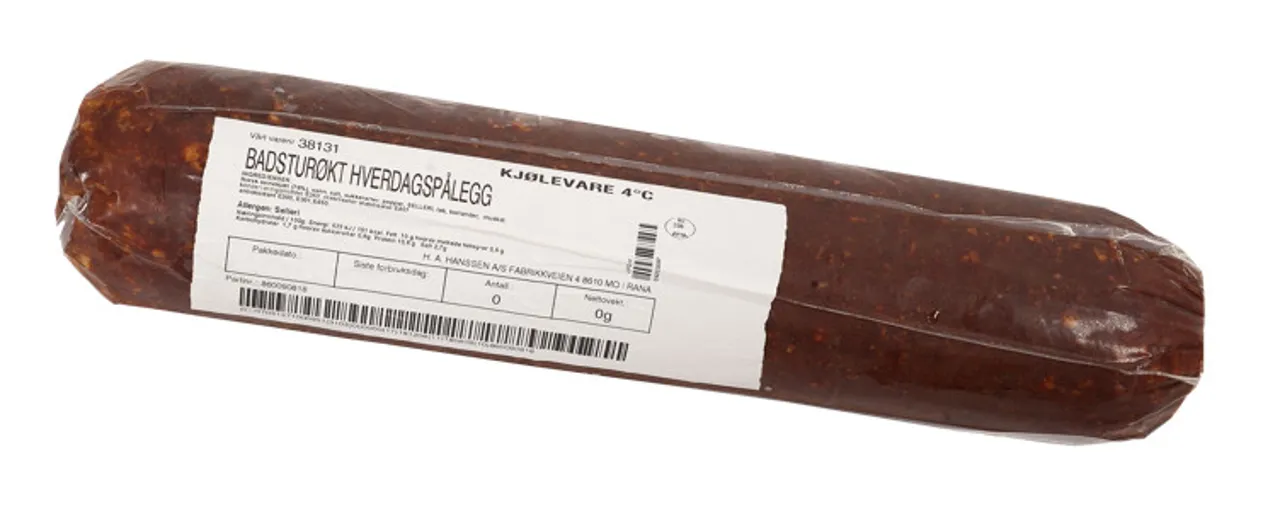 BADSTURØKT HVERDAGSPÅLEGG HEL HANSSENS