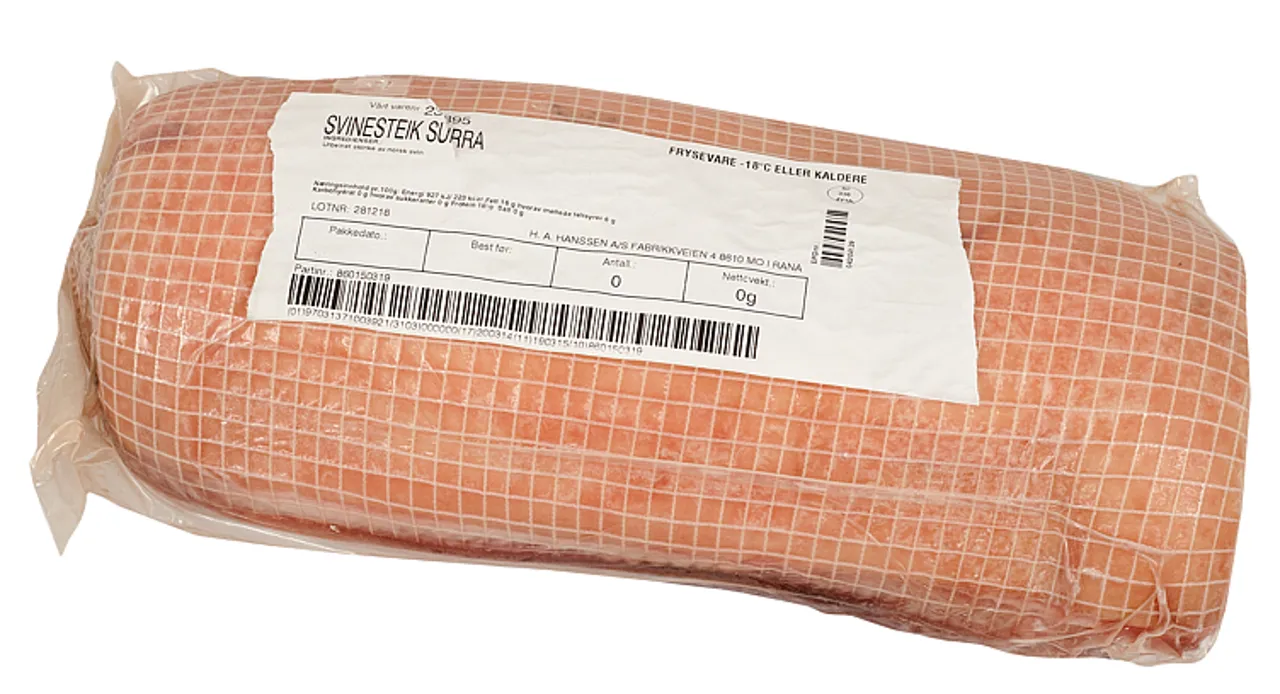 SVINESTEIK SURRET CA.3KG FRYS HANSSEN