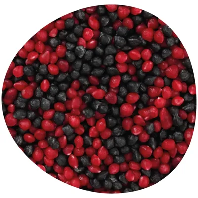 NIC BRINGEBÆR/LAKRIS FUDGE STRØSSEL 1 KG NIC BRINGEBÆR/LAKRIS FUDGE STRØSSEL 1 KG