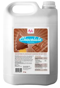 Nic Sjokoladesirup Kanne 6 Kg