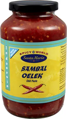 SAMBAL OELEK 730G SANTA MARIA SAMBAL OELEK 730G SANTA MARIA