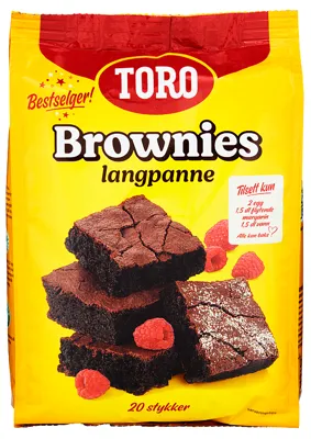 Brownies Langpanne 883g Toro