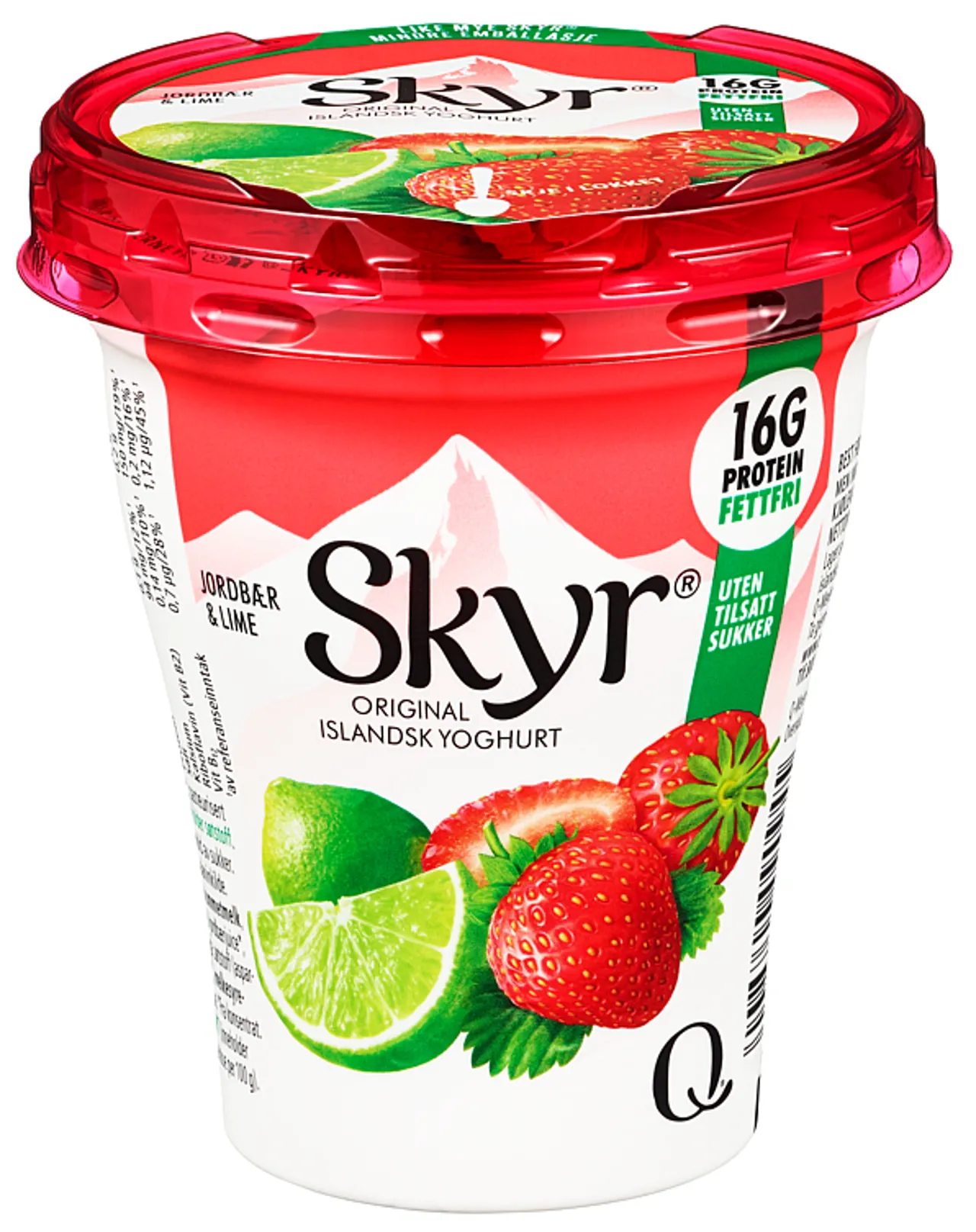 SKYR® JORDBÆR LIME BEG 160G