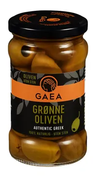 GAEA GRØNNE OLIVEN UTEN STEN 8X290G