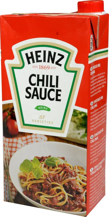 HEINZ CHILI SAUS 6X2 L TETRA HEINZ CHILI SAUS 6X2 L TETRA