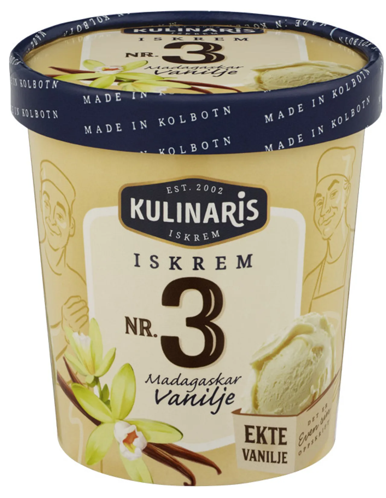VANILJE-ISKREM 0,5L KULINARIS