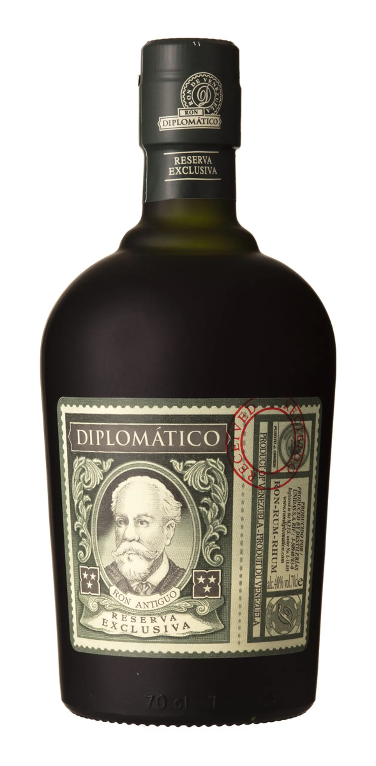 DIPLOMATICO RESERVA EXLUSIVA 12 ANEJO 40% 70CL