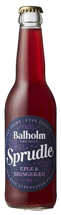 Sprudle Bringebær&Eple Balholm 33cl