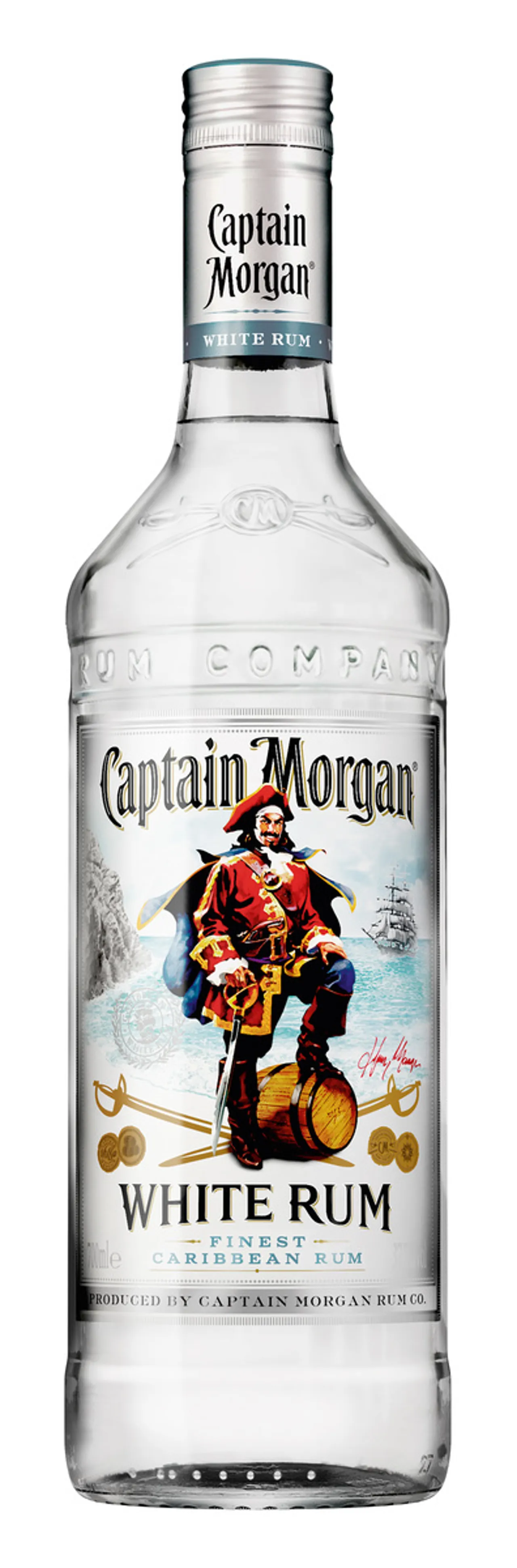 CAPTAIN MORGAN WHITE RUM 37,5% 70CL
