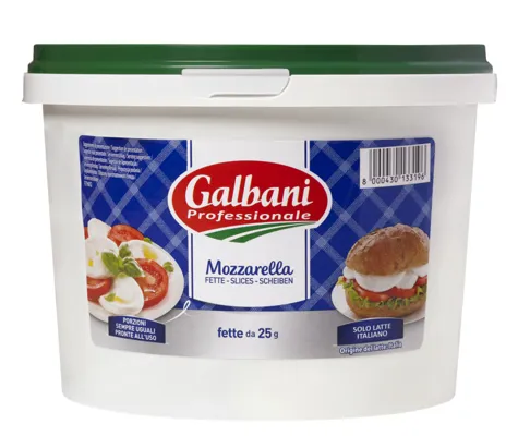 MOZZARELLA I SKIVER 1KG GALBANI MOZZARELLA I SKIVER 1KG GALBANI