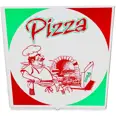 PIZZA BOX 50X50X4CM CARDBOARD 50STK