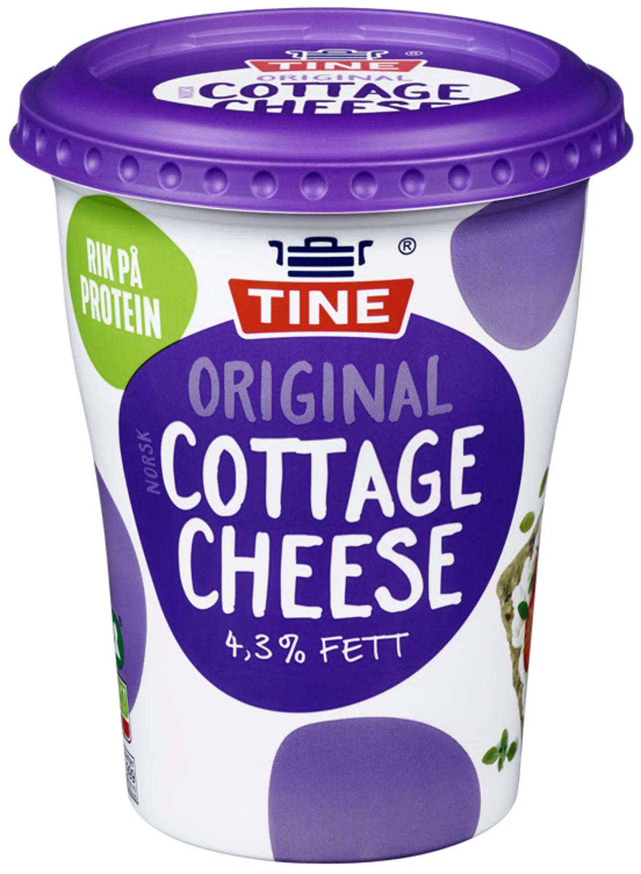COTTAGE CHEESE 400G TINE
