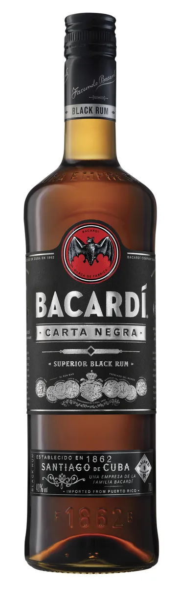 BACARDI CARTA NEGRA 40% 70CL BACARDI CARTA NEGRA 40% 70CL