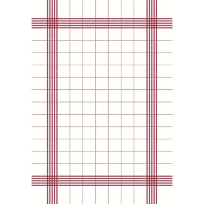 SERVIETT KITCHEN TOWEL RØD RUTE 38X54 250STK SERVIETT KITCHEN TOWEL RØD RUTE 38X54 250STK
