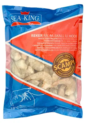 Scampi 16/20 Vm M/Skall U/Hode Rå Sk