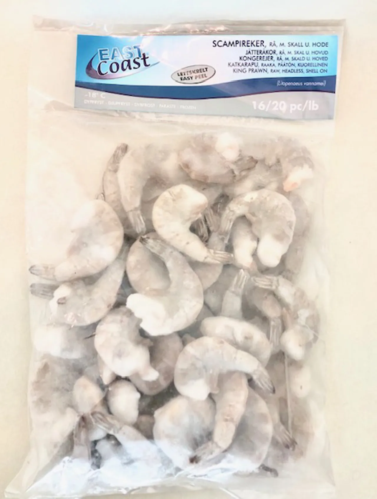 SCAMPI 16/20 VM M/SKALL U/HODE RÅ SK