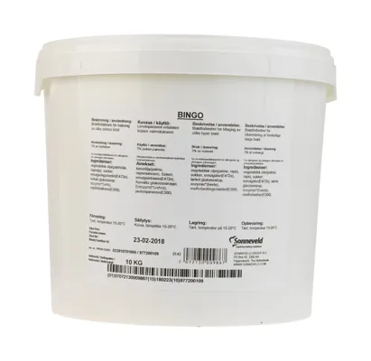 BINGO BAKEFETTBLANDING 10 KG IDUN BINGO BAKEFETTBLANDING 10 KG IDUN