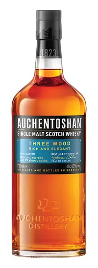 Auchentoshan Three Wood Single Malt Scotch Whisky 43% 70cl