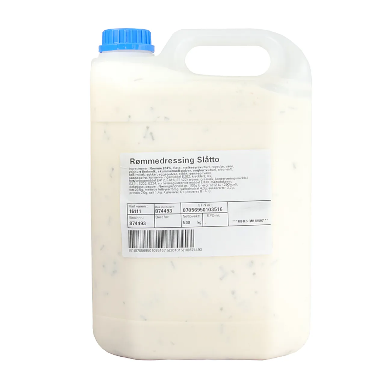 RØMMEDRESSING 5 KG SLÅTTO