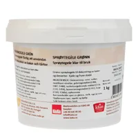 Sprøytegele Grønn 1.Kg Idun