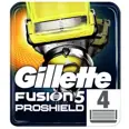 GILLETTE BARBERBLAD PROSHIELD GUL 4STK