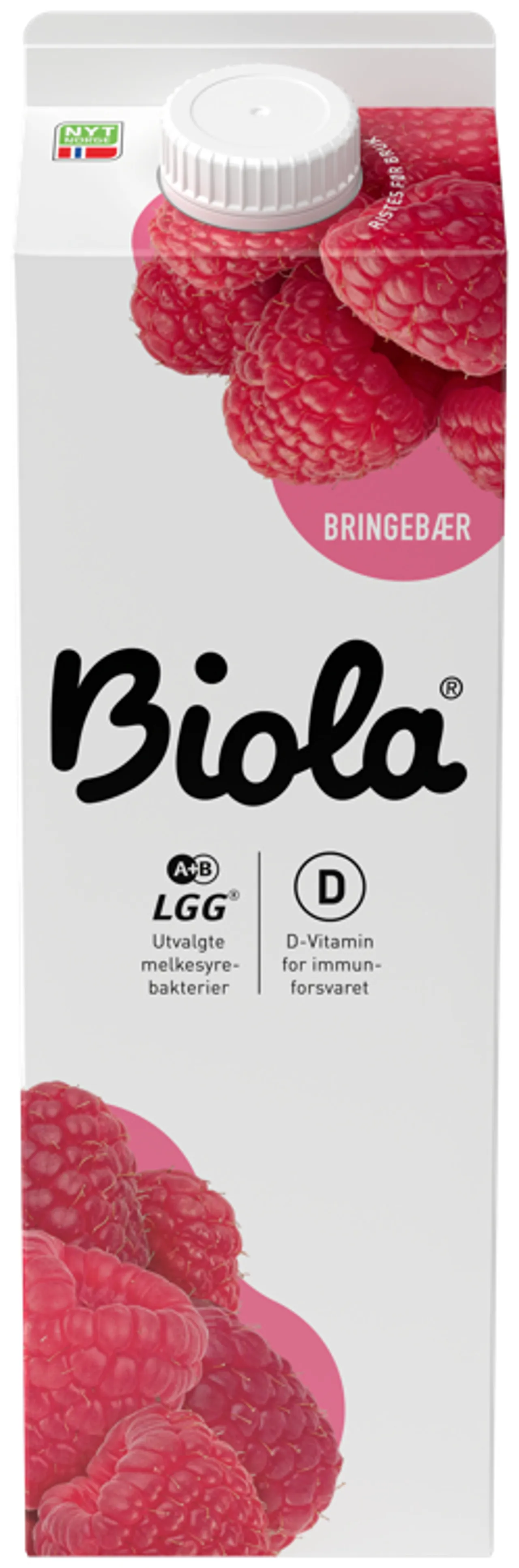 BIOLA BRINGEBÆRDRIKK 1000G TINE
