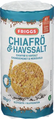 Friggs Maiskaker Chia/Havsalt 130g