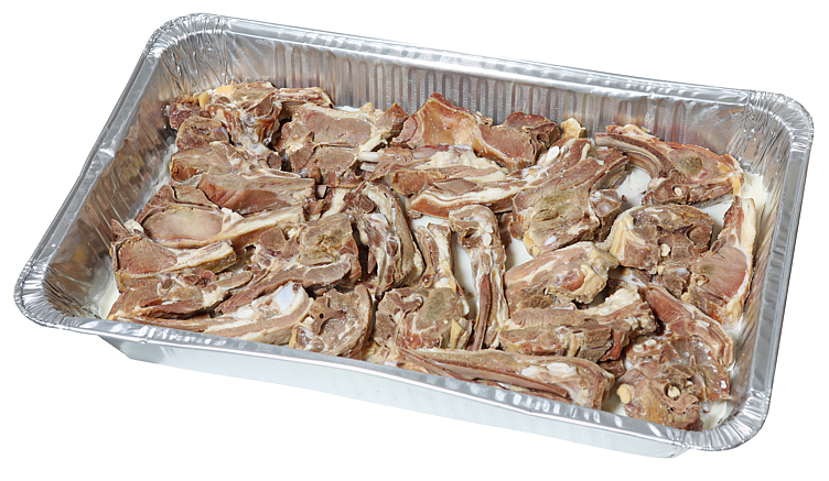 LAMB DRY CURED RIBS, BOILED, FROZEN KG