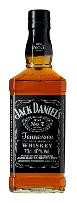JACK DANIELS TENNESSEE  40%  70CL JACK DANIELS TENNESSEE  40%  70CL
