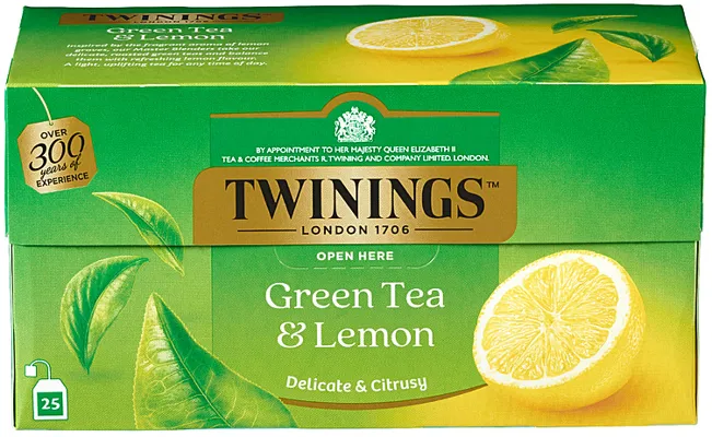Twinings Grønn Te Med Sitron 12x25bg
