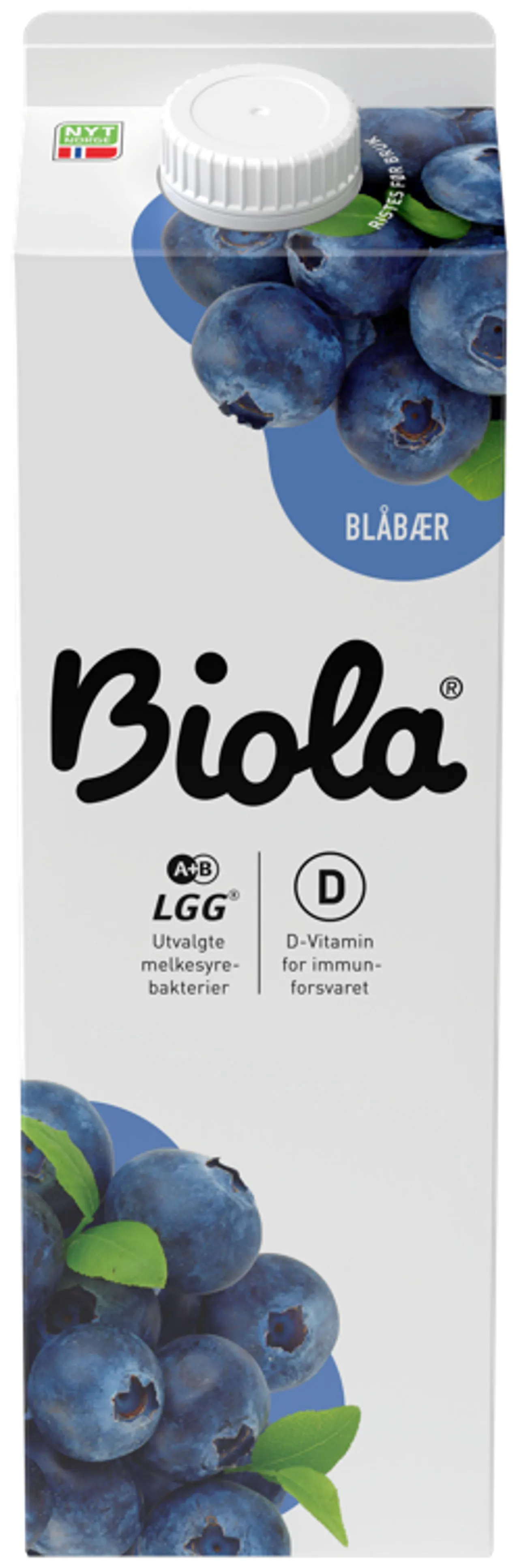 BIOLA BLÅBÆRDRIKK 1000G TINE