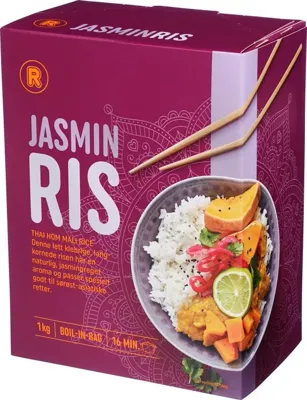 REMA 1000 JASMINRIS BIB 8X125G REMA 1000 JASMINRIS BIB 8X125G