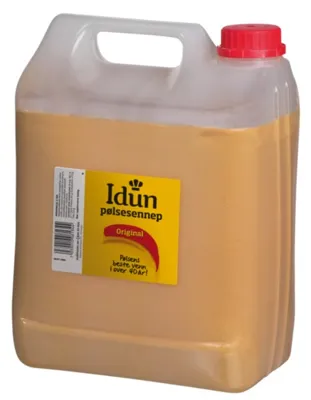 PØLSESENNEP KANNE 5KG IDUN PØLSESENNEP KANNE 5KG IDUN