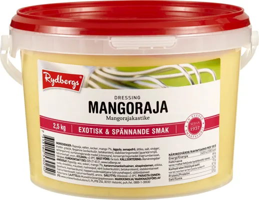 RYDBERGS MANGORAJA DRESSING 2.5KG RYDBERGS MANGORAJA DRESSING 2.5KG