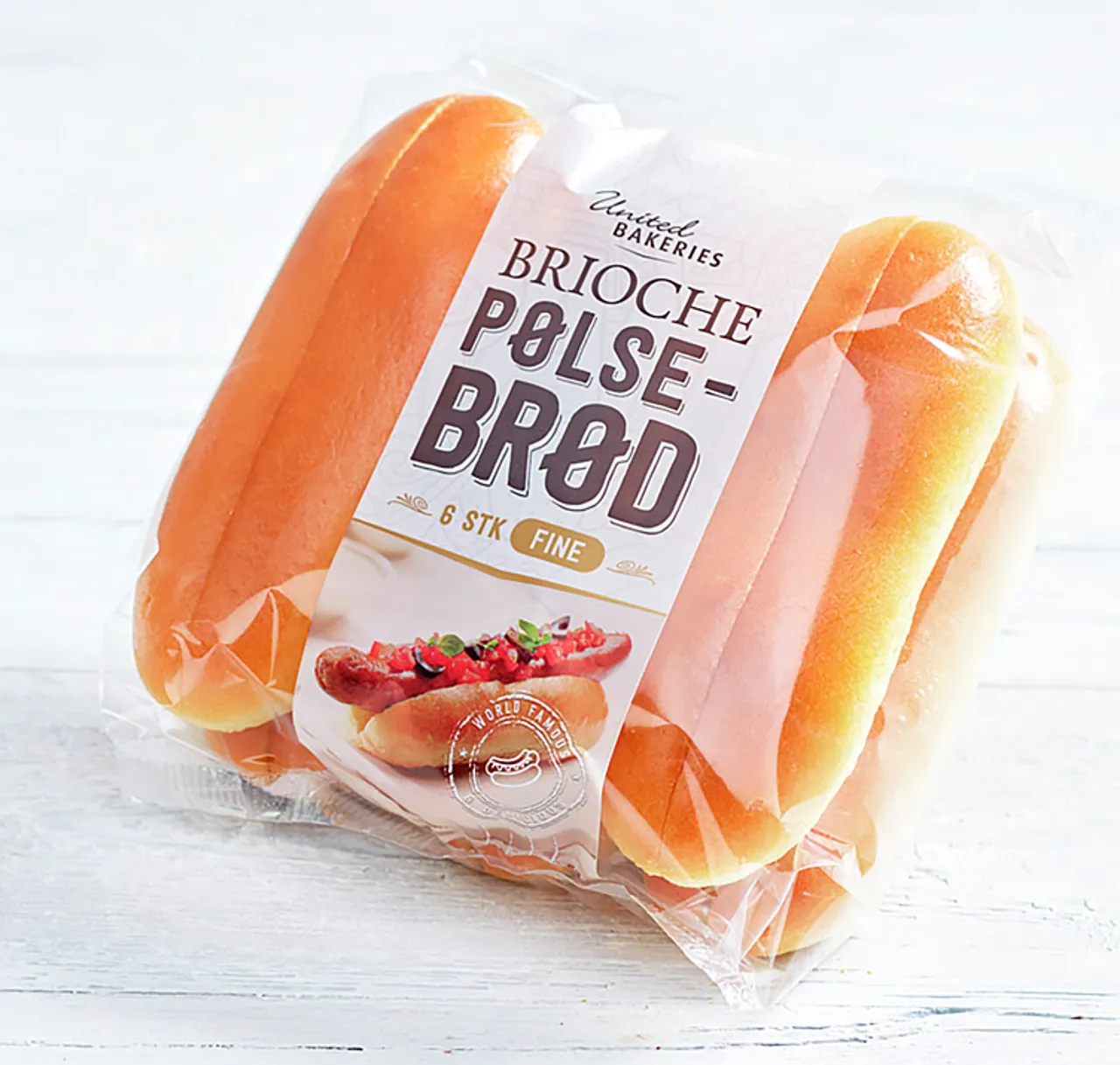 BRIOCHE PØLSEBRØD 270G